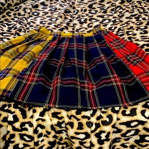 Retro Plaid Skirt